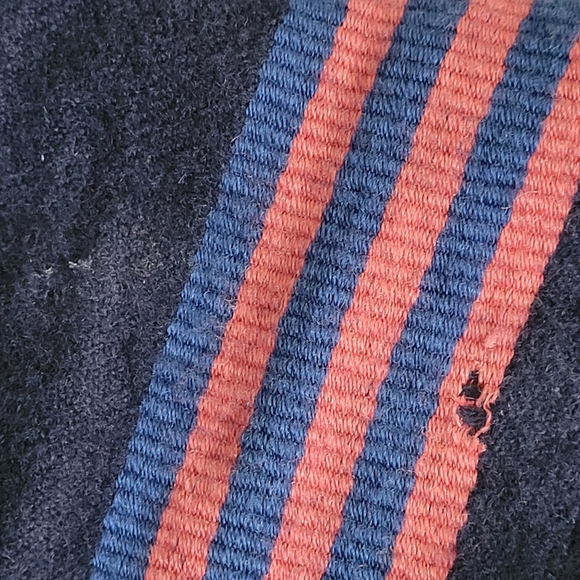 Lacoste Live Fringed Wool Scarf Multicolour Stripes - Picture 6 of 9